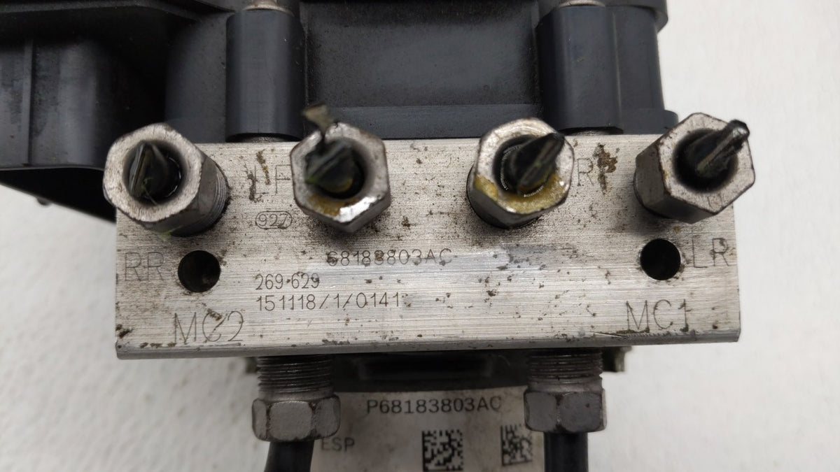 2015-2020 Dodge Grand Caravan Anti-Lock Brake ABS Pump Module Actuator OEM P/N:P68183803AC 68183803AC Fits OEM Used Auto Par