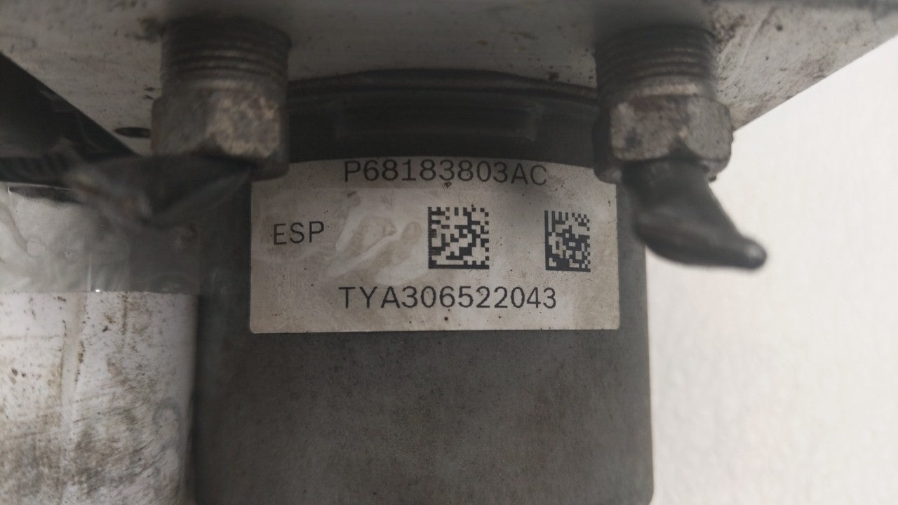 2015-2018 Dodge Grand Caravan ABS Pump Control Module Replacement P/N:P68183803AC 68183803AC Fits Fits 2015 2016 2017 2018 O