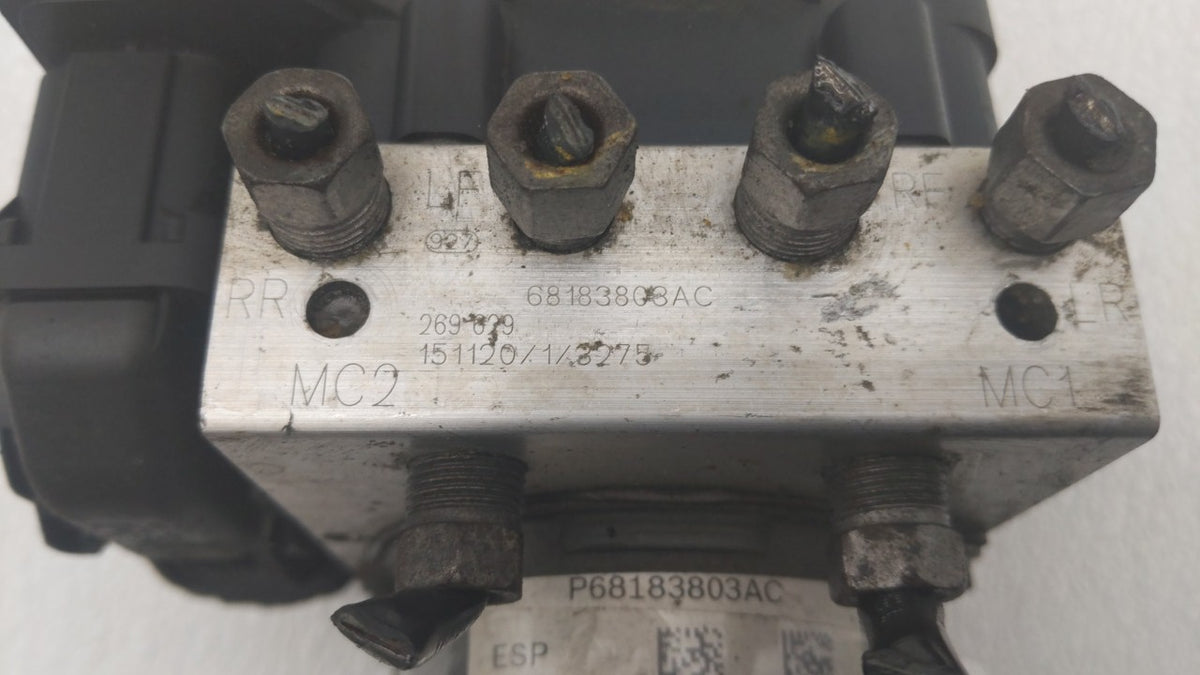 2015-2020 Dodge Grand Caravan Anti-Lock Brake ABS Pump Module Actuator OEM P/N:P68183803AC 68183803AC Fits OEM Used Auto Par