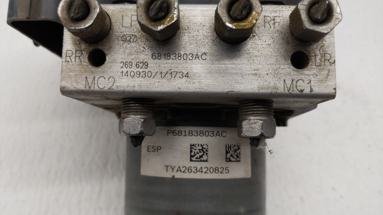 2015-2018 Dodge Grand Caravan ABS Pump Control Module Replacement P/N:P68183803AC 68183803AC Fits Fits 2015 2016 2017 2018 O