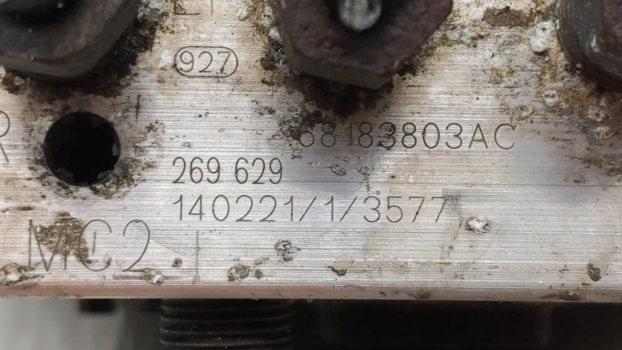 2015-2018 Dodge Grand Caravan ABS Pump Control Module Replacement P/N:P68183803AC 68183803AC Fits Fits 2015 2016 2017 2018 O