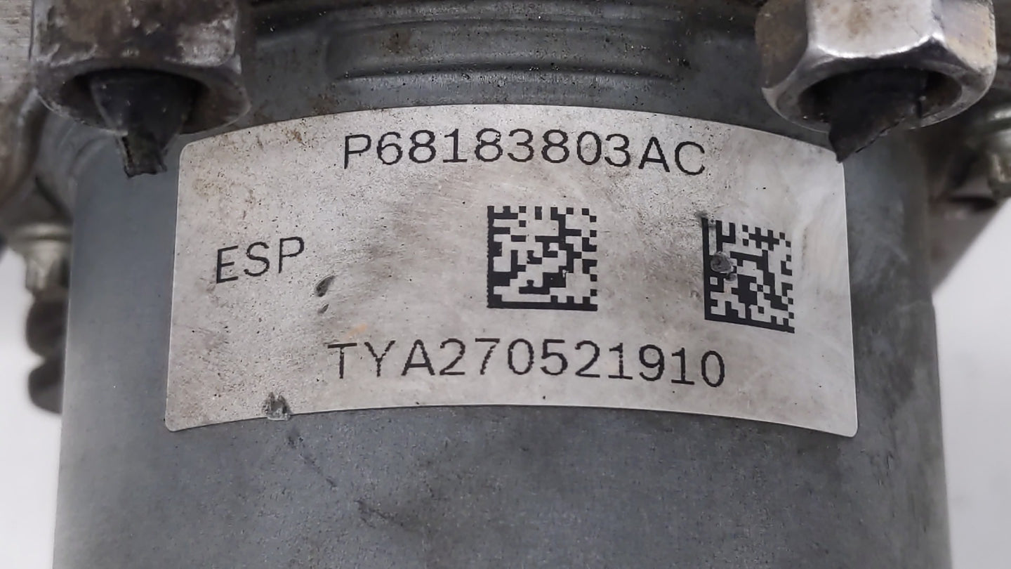 2015-2018 Dodge Grand Caravan ABS Pump Control Module Replacement P/N:P68183803AC 68183803AC Fits Fits 2015 2016 2017 2018 O