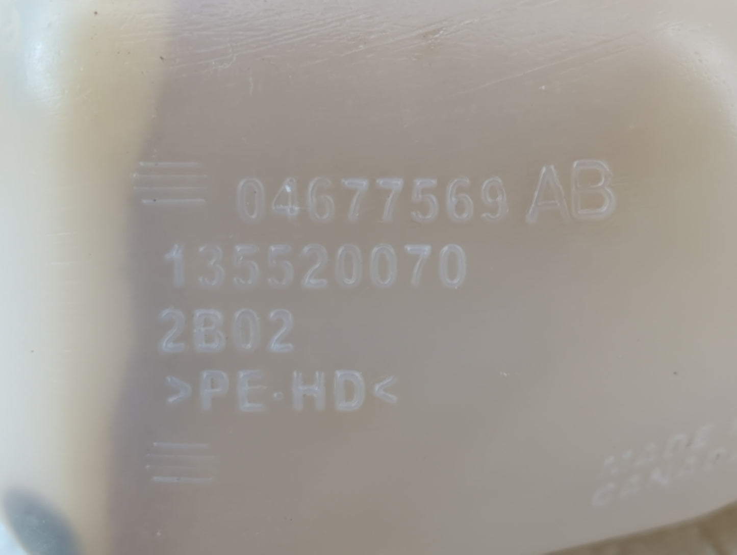 2008 Dodge Grand Caravan Radiator Coolant Overflow Expansion Tank Bottle - Oemusedautoparts1.com