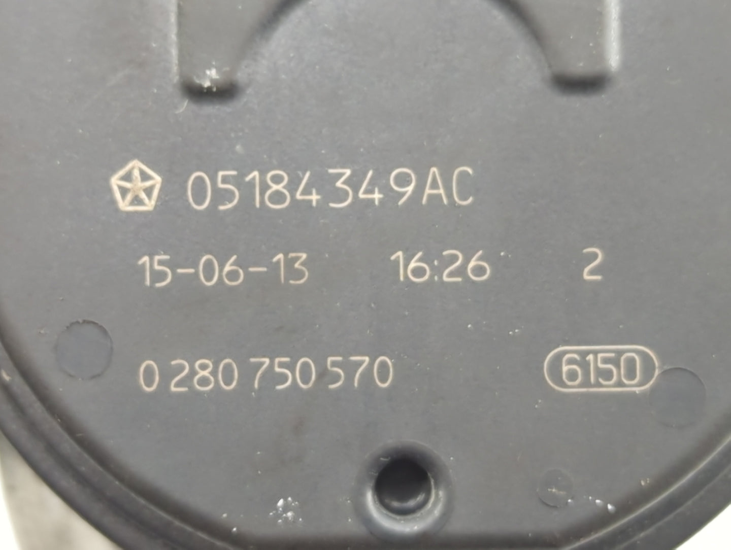 2011-2020 Dodge Grand Caravan Throttle Body P/N:0 280 750 570 05184349AC Fits OEM Used Auto Parts - Oemusedautoparts1.com