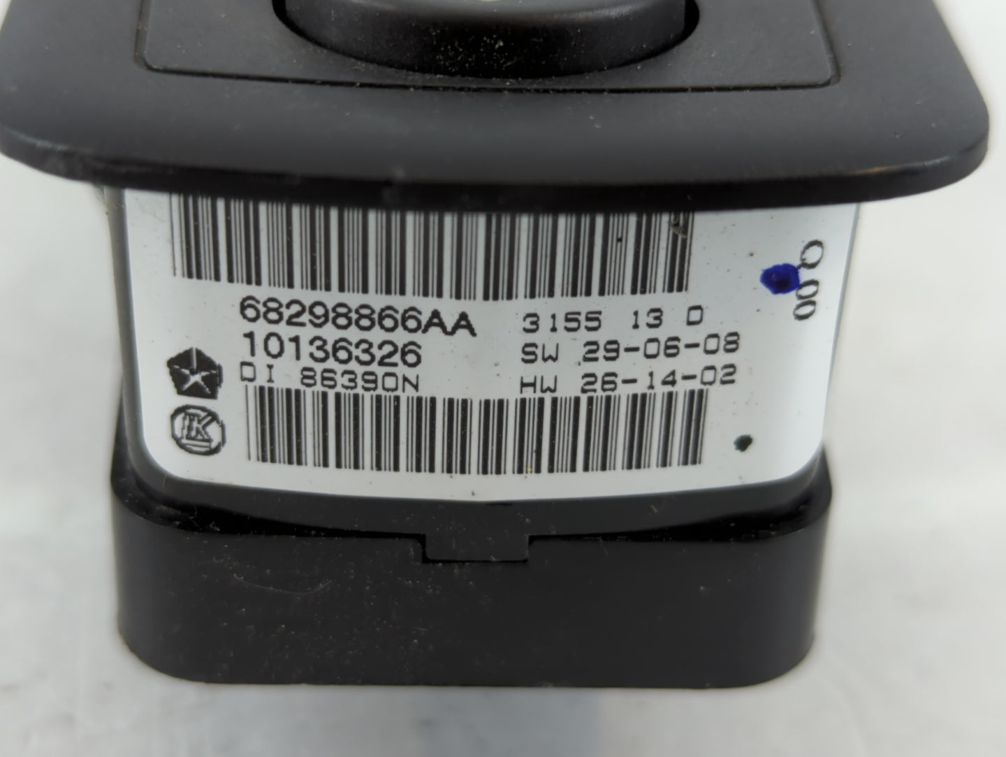 2012-2016 Dodge Grand Caravan Master Power Window Switch Replacement Driver Side Left P/N:68298866AA Fits OEM Used Auto Part