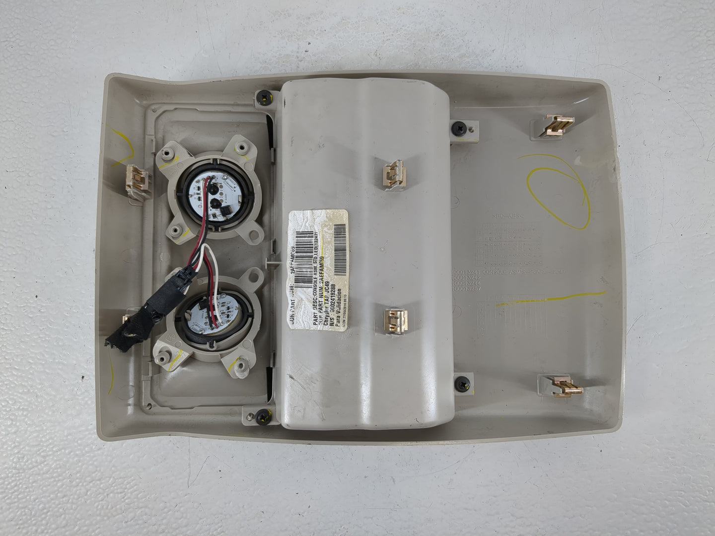 2012-2019 Dodge Journey Overhead Roof Console Interior Dome Light - Oemusedautoparts1.com