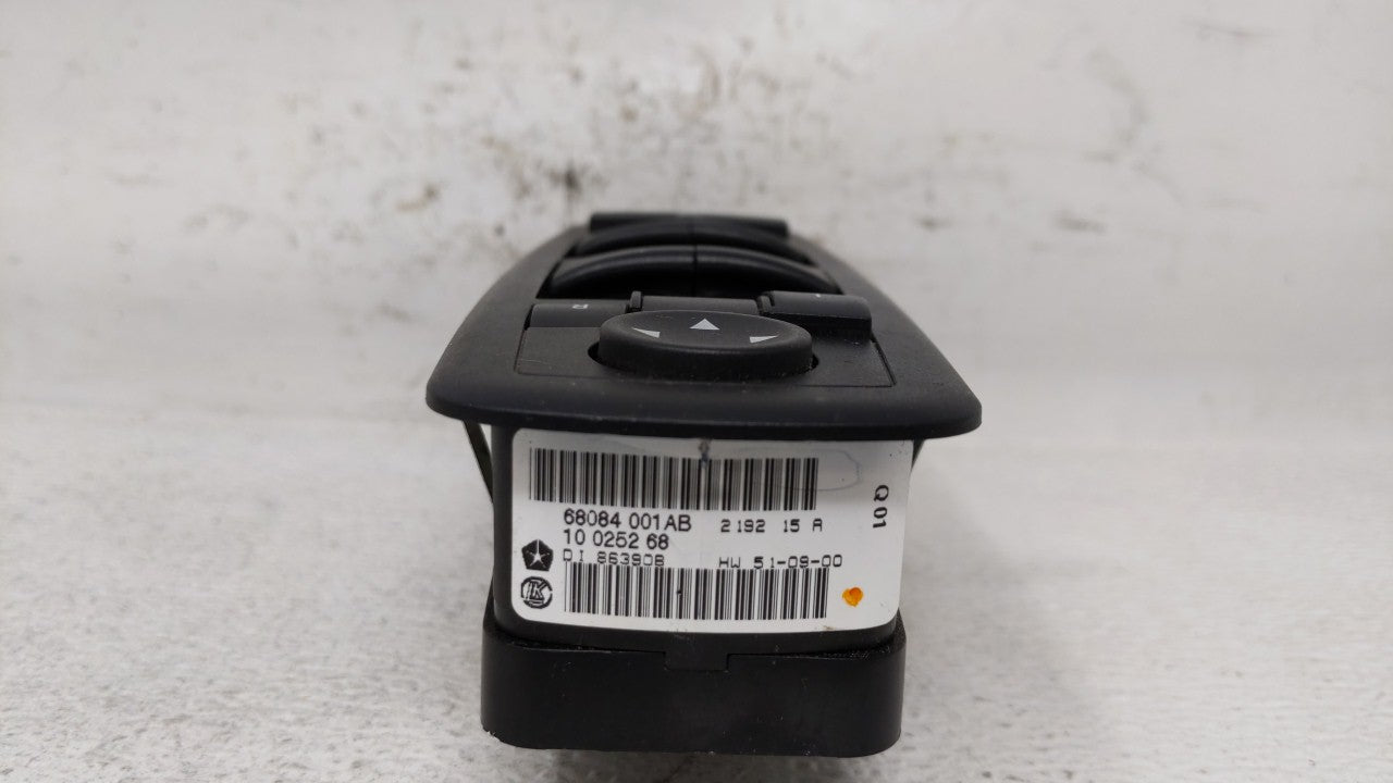 2011-2016 Dodge Journey Master Power Window Switch Replacement Driver Side Left P/N:68084 001 AB 68307001AA Fits OEM Used Au