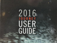 2016 Dodge Journey Owners Manual Book Guide P/N:16JC49-926-AA OEM Used Auto Parts - Oemusedautoparts1.com