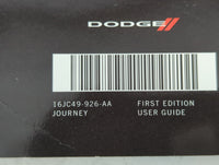 2016 Dodge Journey Owners Manual Book Guide P/N:16JC49-926-AA OEM Used Auto Parts - Oemusedautoparts1.com