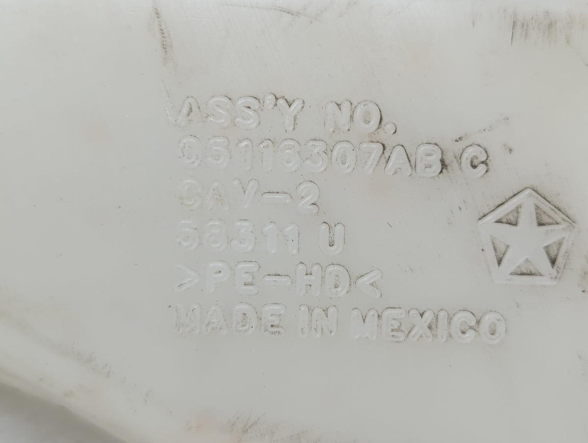 2016 Dodge Journey Windshield Washer Fluid Reservoir Bottle Oem 1067652 - Oemusedautoparts1.com