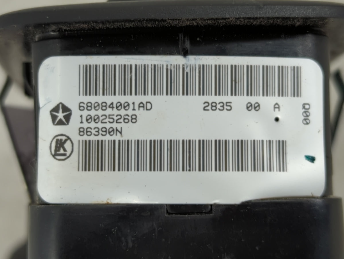 2011-2016 Dodge Journey Master Power Window Switch Replacement Driver Side Left P/N:68084001AD Fits OEM Used Auto Parts - Oe