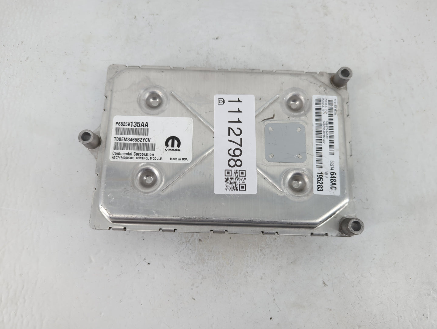 2016-2019 Dodge Journey PCM Engine Control Computer ECU ECM PCU OEM P/N:P68259135AA 1365480 Fits Fits 2016 2017 2018 2019 OE