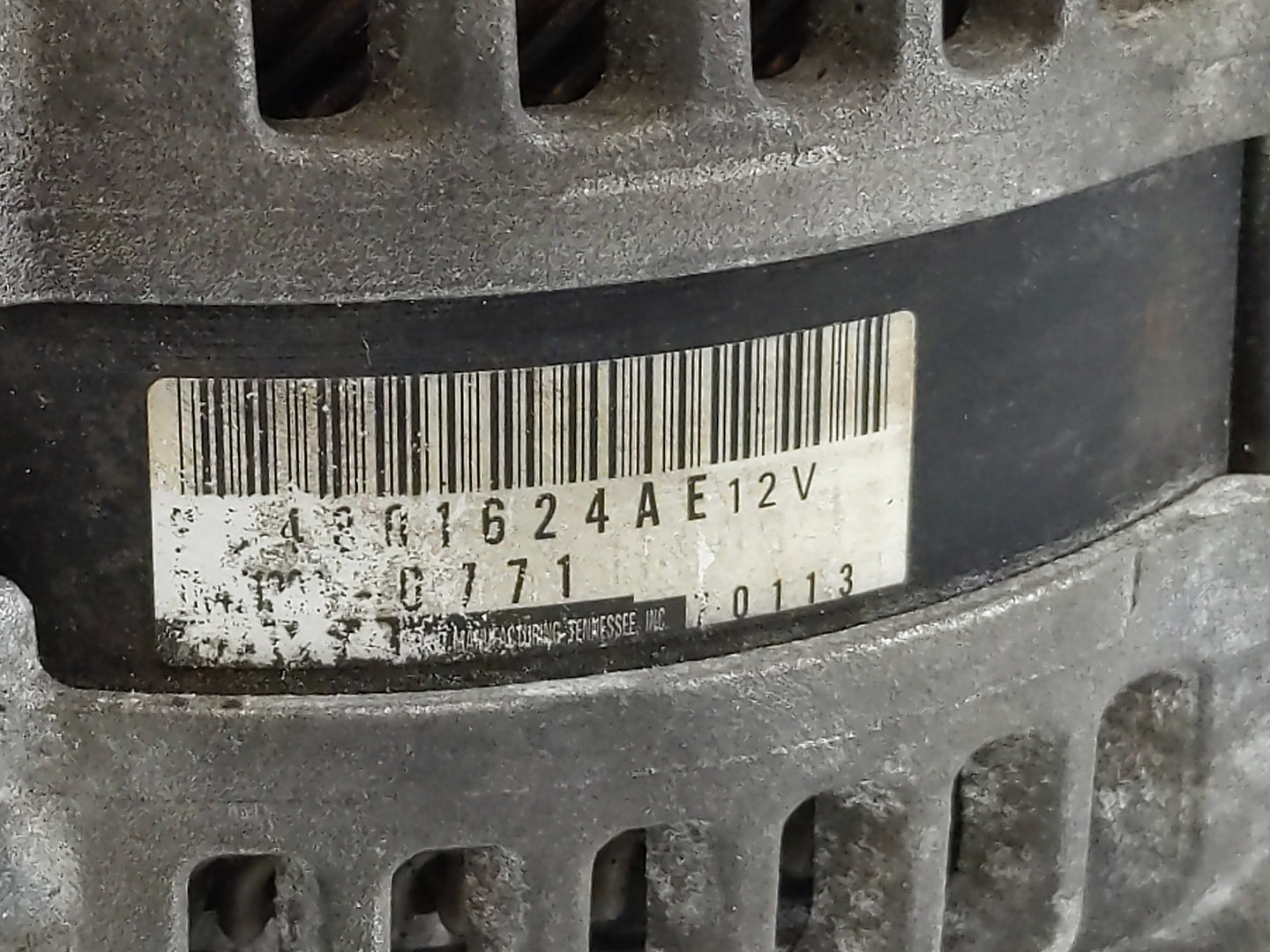 2011-2019 Dodge Journey Alternator Replacement Generator Charging Assembly Engine OEM P/N:4201624AE Fits OEM Used Auto Parts