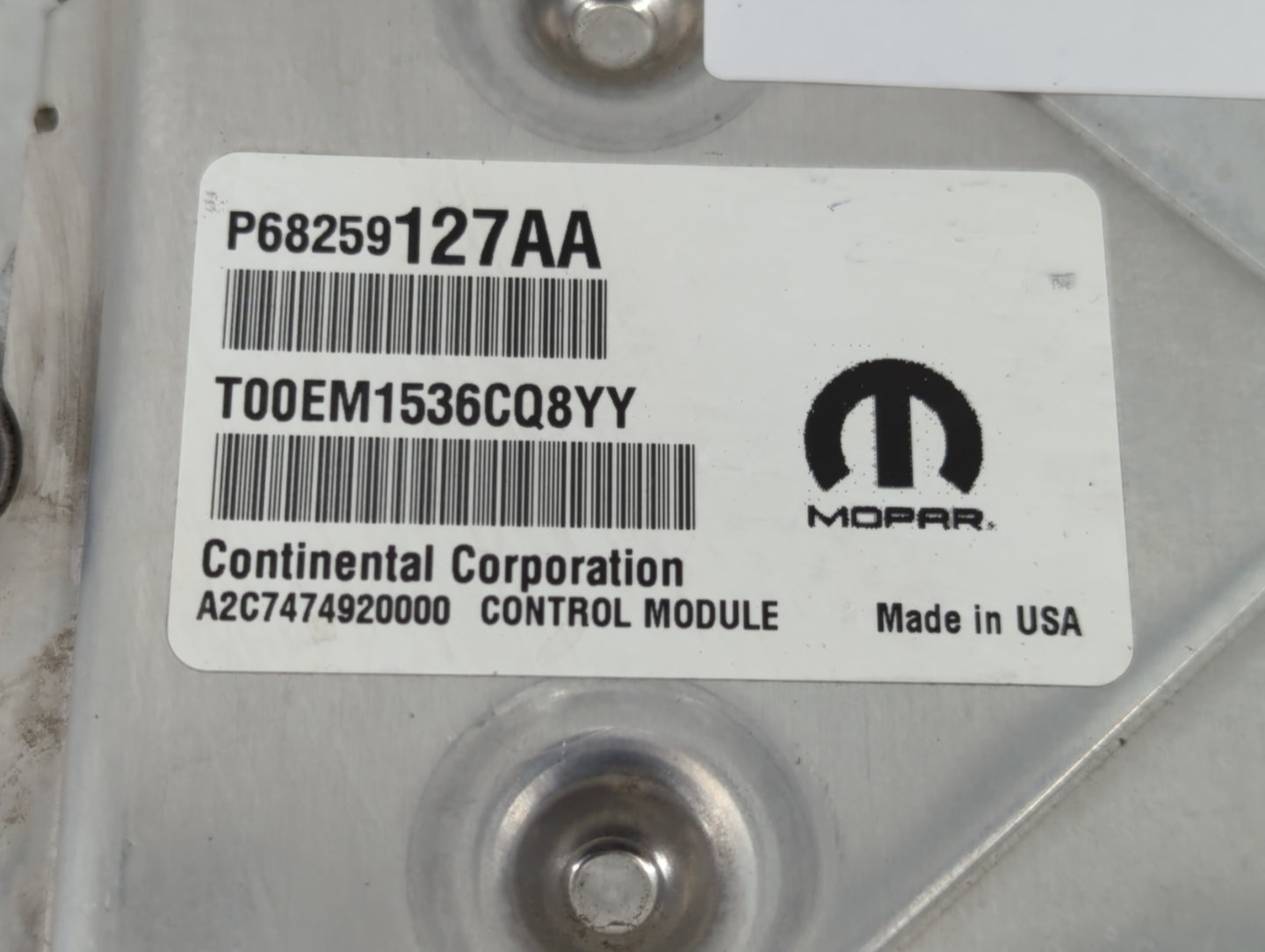 2016-2020 Dodge Journey PCM Engine Control Computer ECU ECM PCU OEM P/N:P68259127AA Fits Fits 2016 2017 2018 2019 2020 OEM U