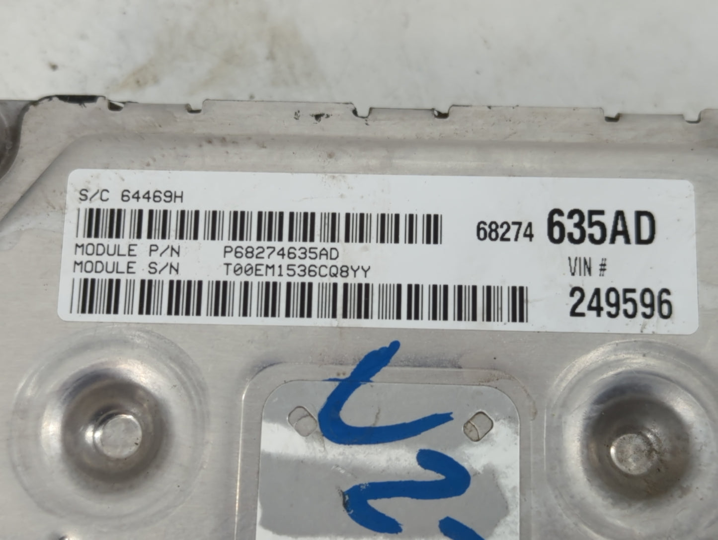 2016-2020 Dodge Journey PCM Engine Control Computer ECU ECM PCU OEM P/N:P68259127AA Fits Fits 2016 2017 2018 2019 2020 OEM U
