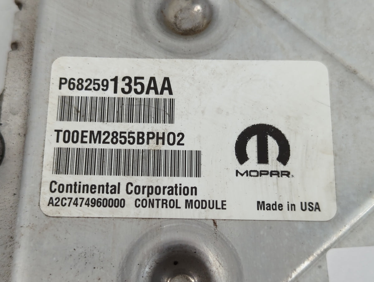 2016-2019 Dodge Journey PCM Engine Control Computer ECU ECM PCU OEM P/N:P68274648AC Fits 2016 2017 2018 2019 OEM Used Auto P