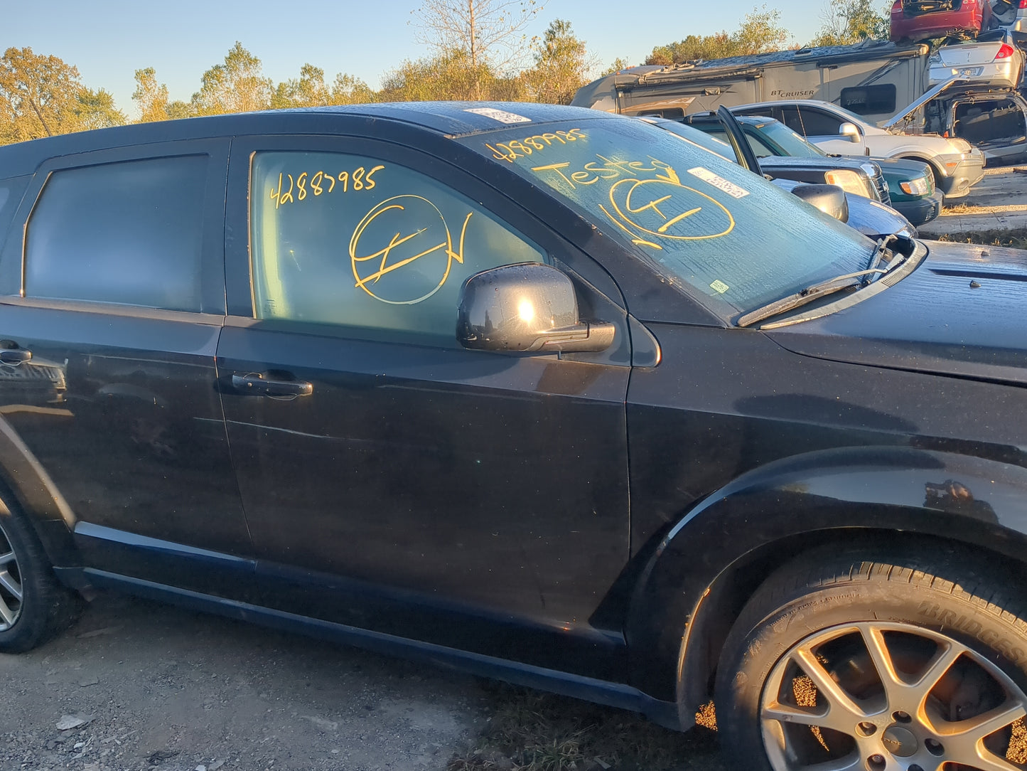 2016 Dodge Journey Passenger Front Door Oem - Oemusedautoparts1.com