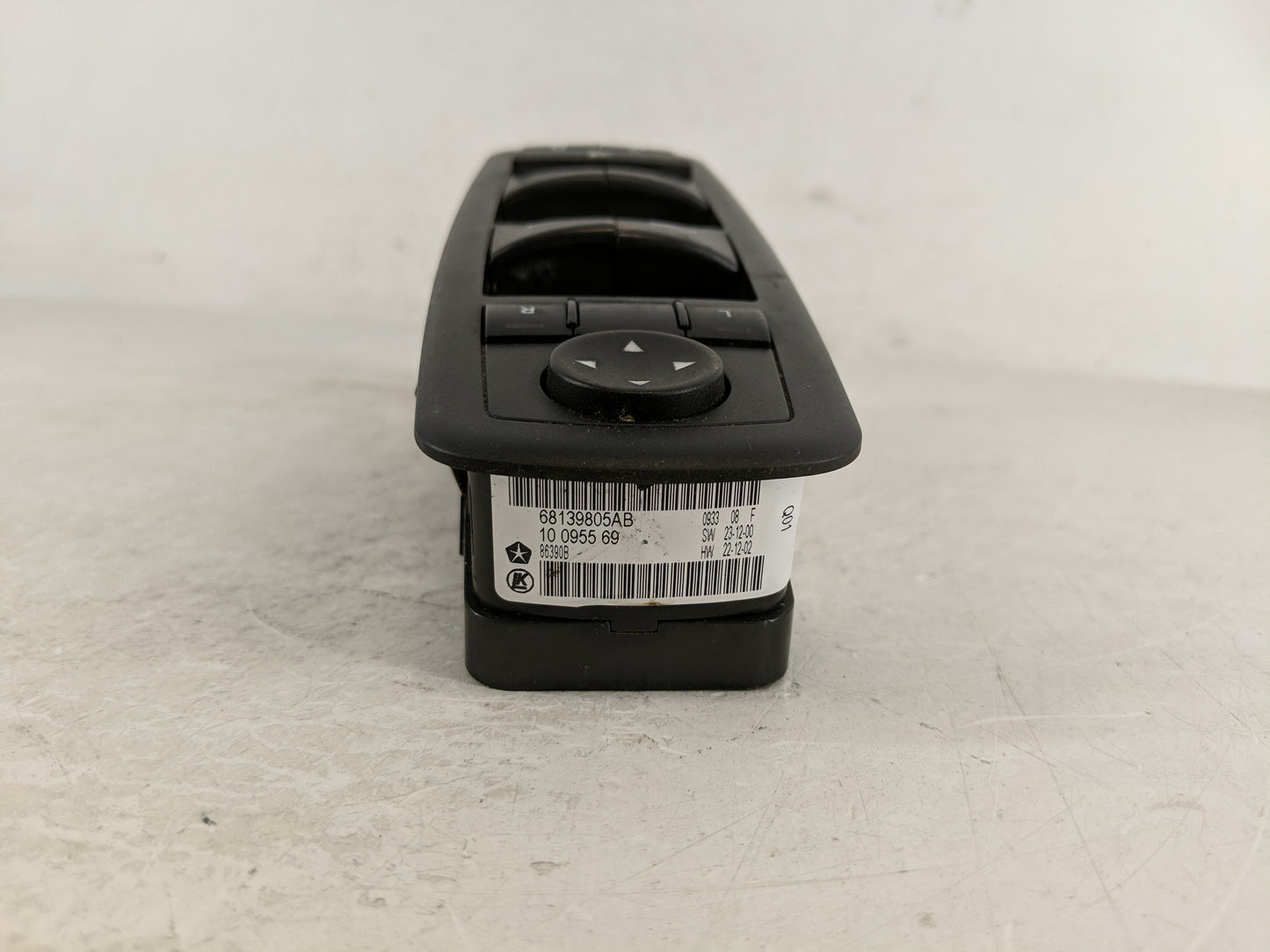 2011-2019 Dodge Journey Master Power Window Switch Replacement Driver Side Left P/N:68139805AB Fits OEM Used Auto Parts - Oe