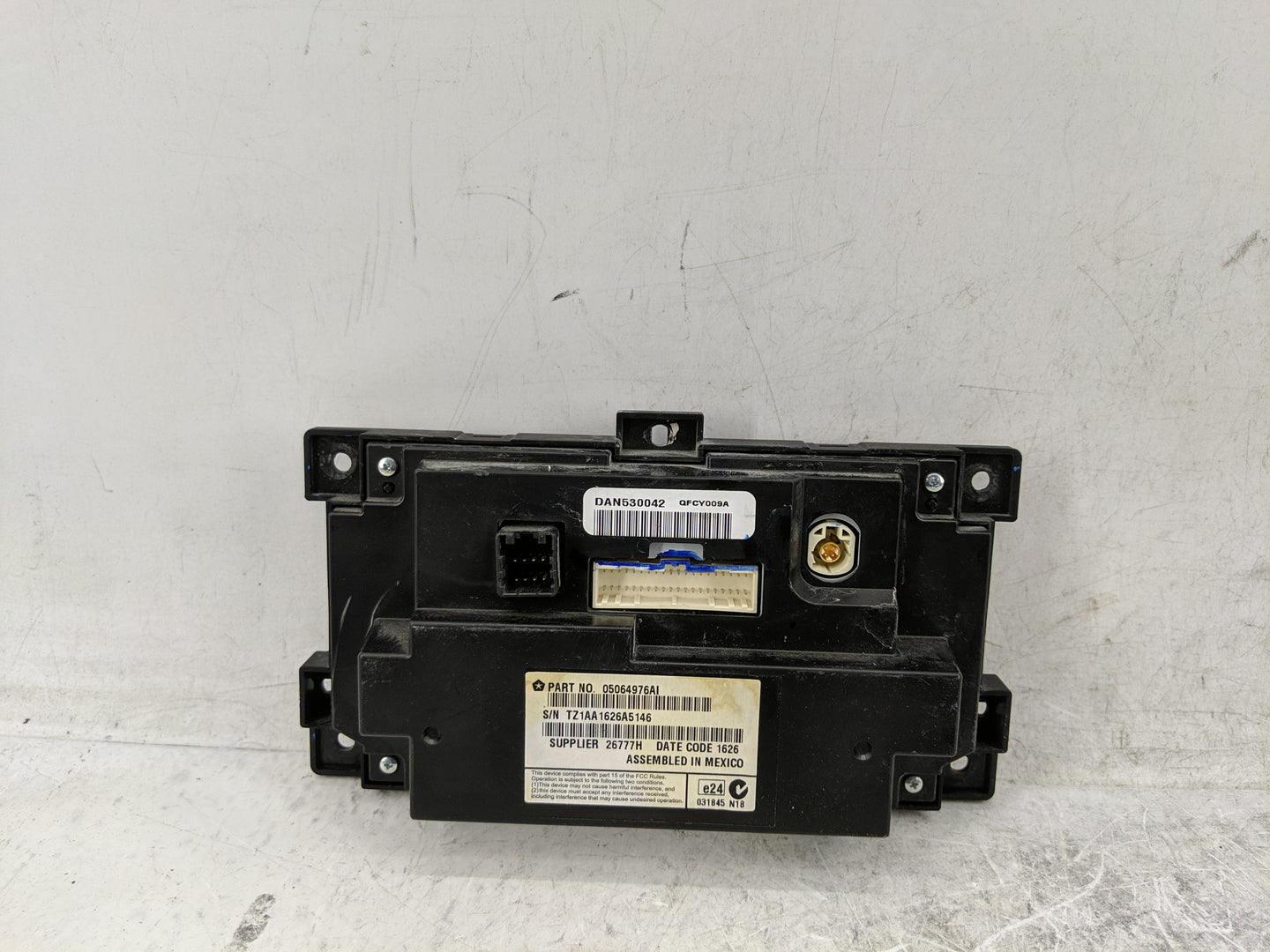 2016 Dodge Journey Radio AM FM Cd Player Receiver Replacement Fits OEM Used Auto Parts - Oemusedautoparts1.com