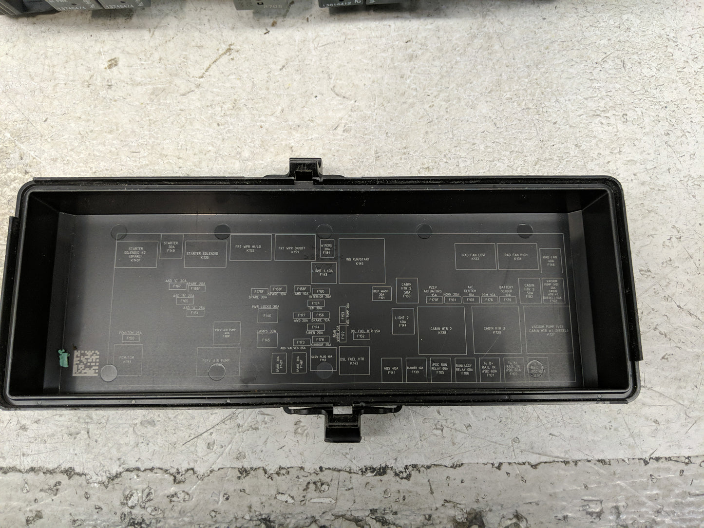 2016 Dodge Journey Fusebox Fuse Box Panel Relay Module P/N:68143314AF Fits OEM Used Auto Parts - Oemusedautoparts1.com