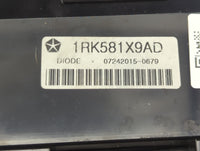 2011-2017 Dodge Journey Climate Control Module Temperature AC/Heater Replacement P/N:1RK581X9AD Fits OEM Used Auto Parts - O