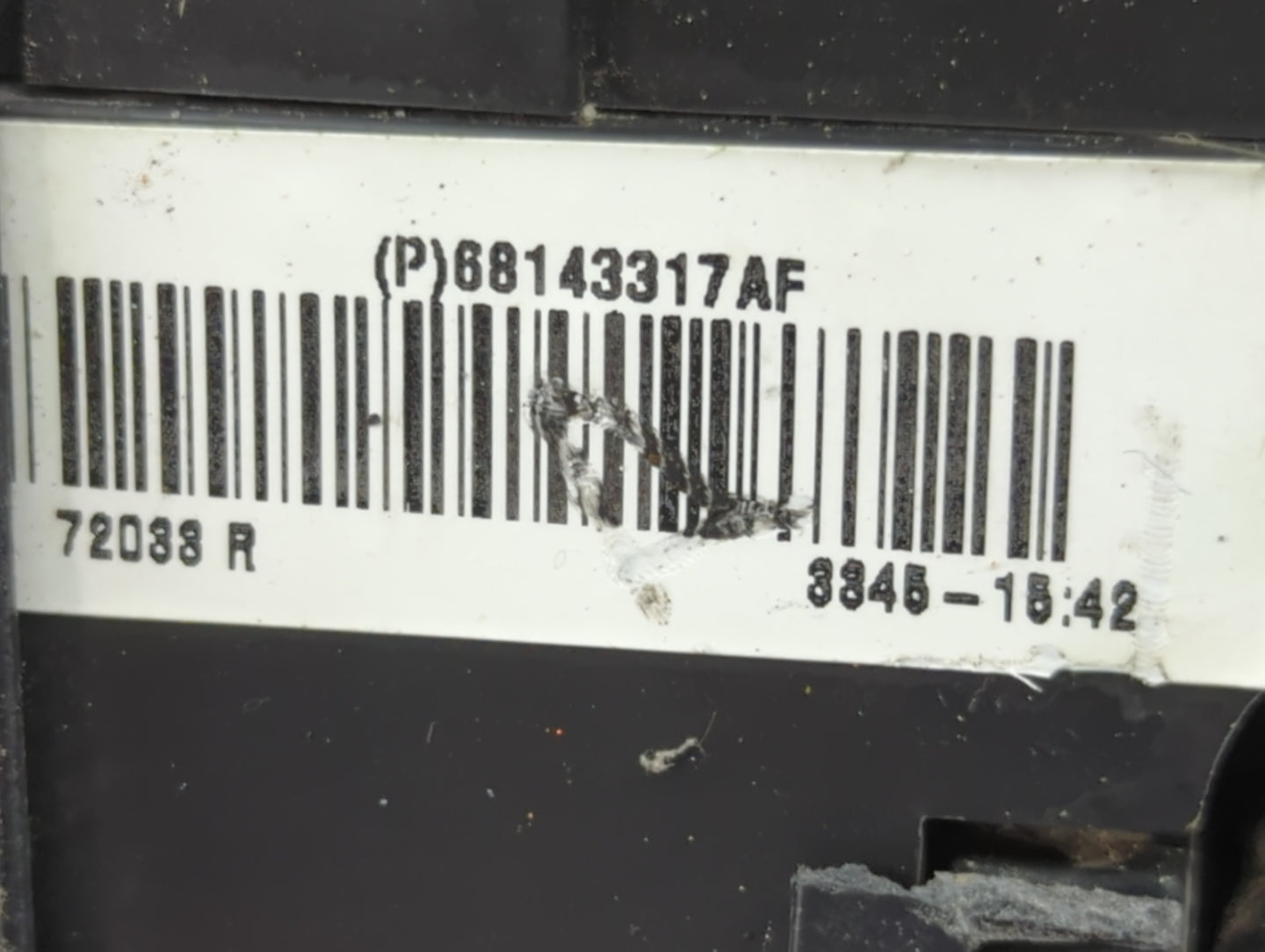 2016 Dodge Journey Fusebox Fuse Box Panel Relay Module P/N:68143317AF Fits OEM Used Auto Parts - Oemusedautoparts1.com