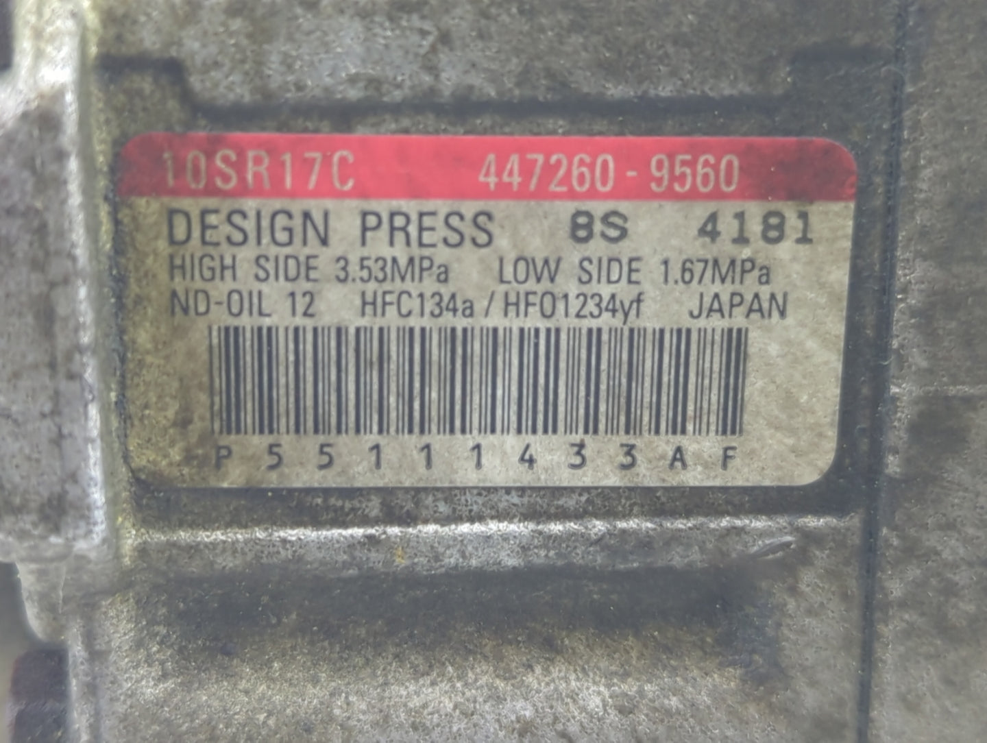 2009-2020 Dodge Journey Air Conditioning A/c Ac Compressor Oem - Oemusedautoparts1.com