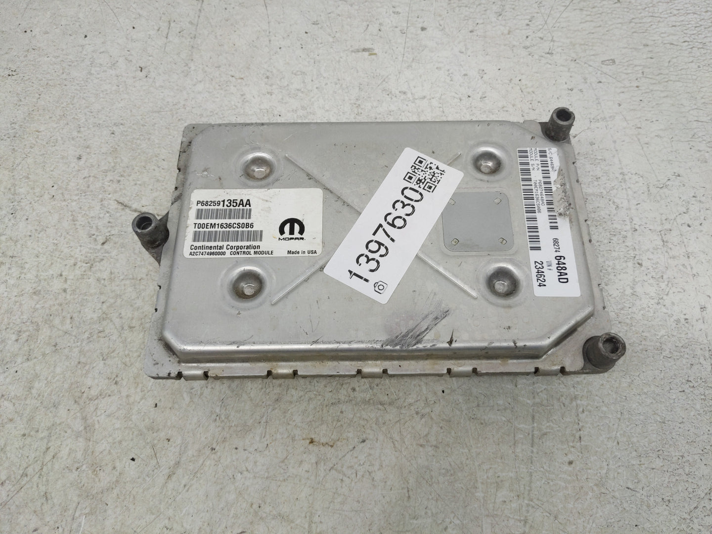 2016-2019 Dodge Journey PCM Engine Control Computer ECU ECM PCU OEM P/N:P68274648AD P68259135AA Fits Fits 2016 2017 2018 201