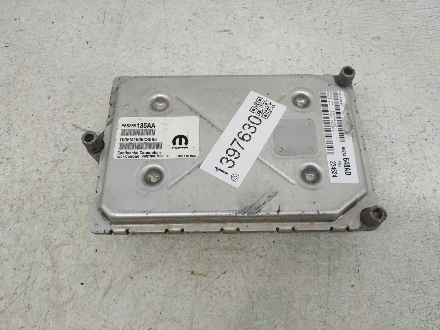 2016-2019 Dodge Journey PCM Engine Control Computer ECU ECM PCU OEM P/N:P68274648AD P68259135AA Fits Fits 2016 2017 2018 201