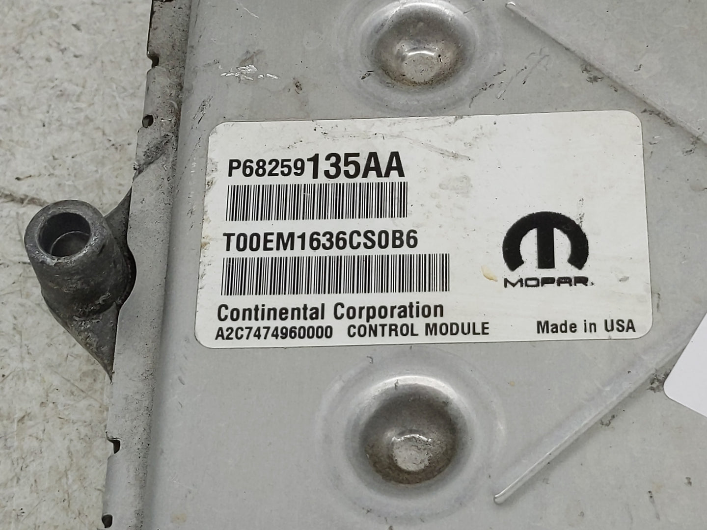 2016-2019 Dodge Journey PCM Engine Control Computer ECU ECM PCU OEM P/N:P68274648AD P68259135AA Fits Fits 2016 2017 2018 201
