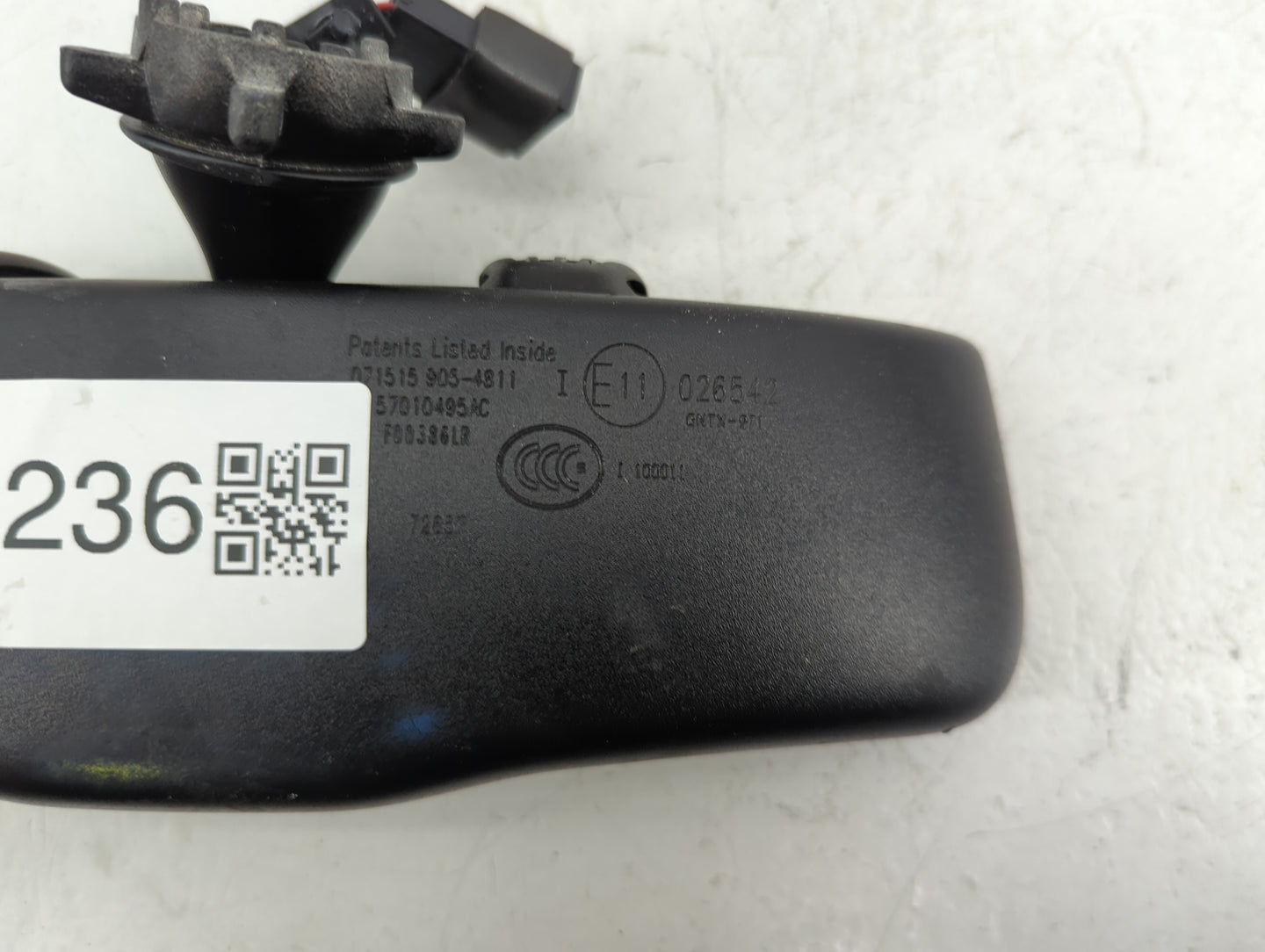 2011-2017 Dodge Journey Interior Rear View Mirror Replacement OEM P/N:57010495AC Fits Fits 2011 2012 2013 2014 2015 2016 201