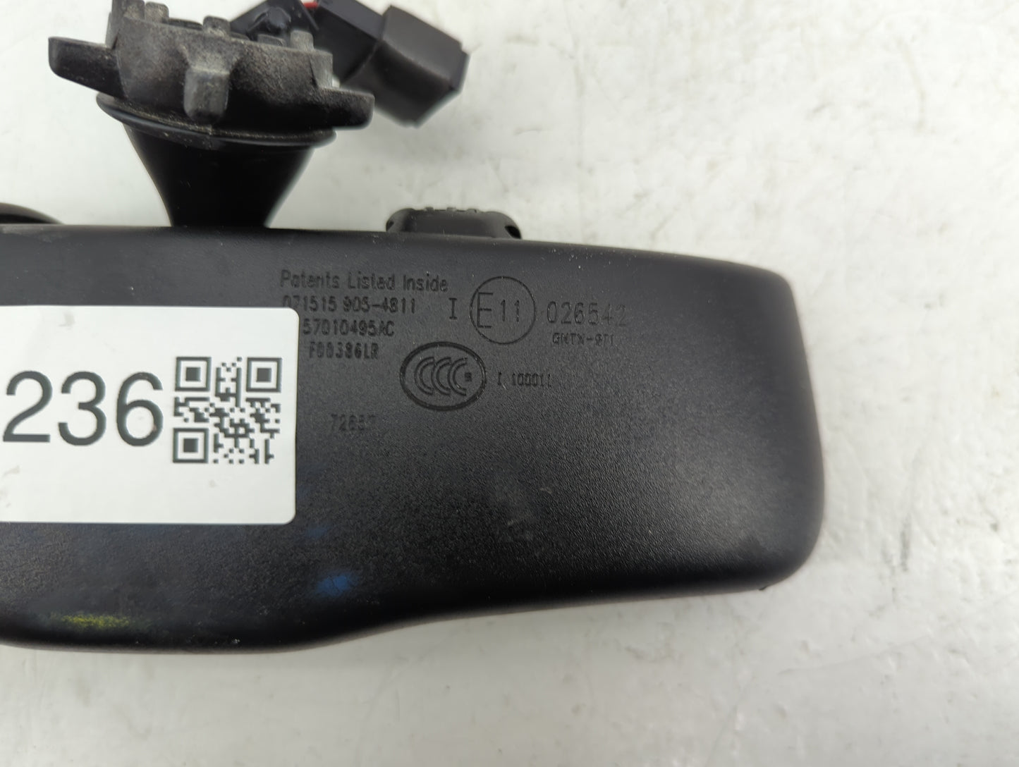 2011-2017 Dodge Journey Interior Rear View Mirror Replacement OEM P/N:57010495AC Fits Fits 2011 2012 2013 2014 2015 2016 201