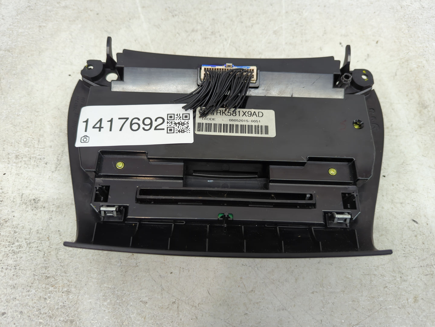 2011-2017 Dodge Journey Climate Control Module Temperature AC/Heater Replacement P/N:1RK581X9AD Fits OEM Used Auto Parts - O