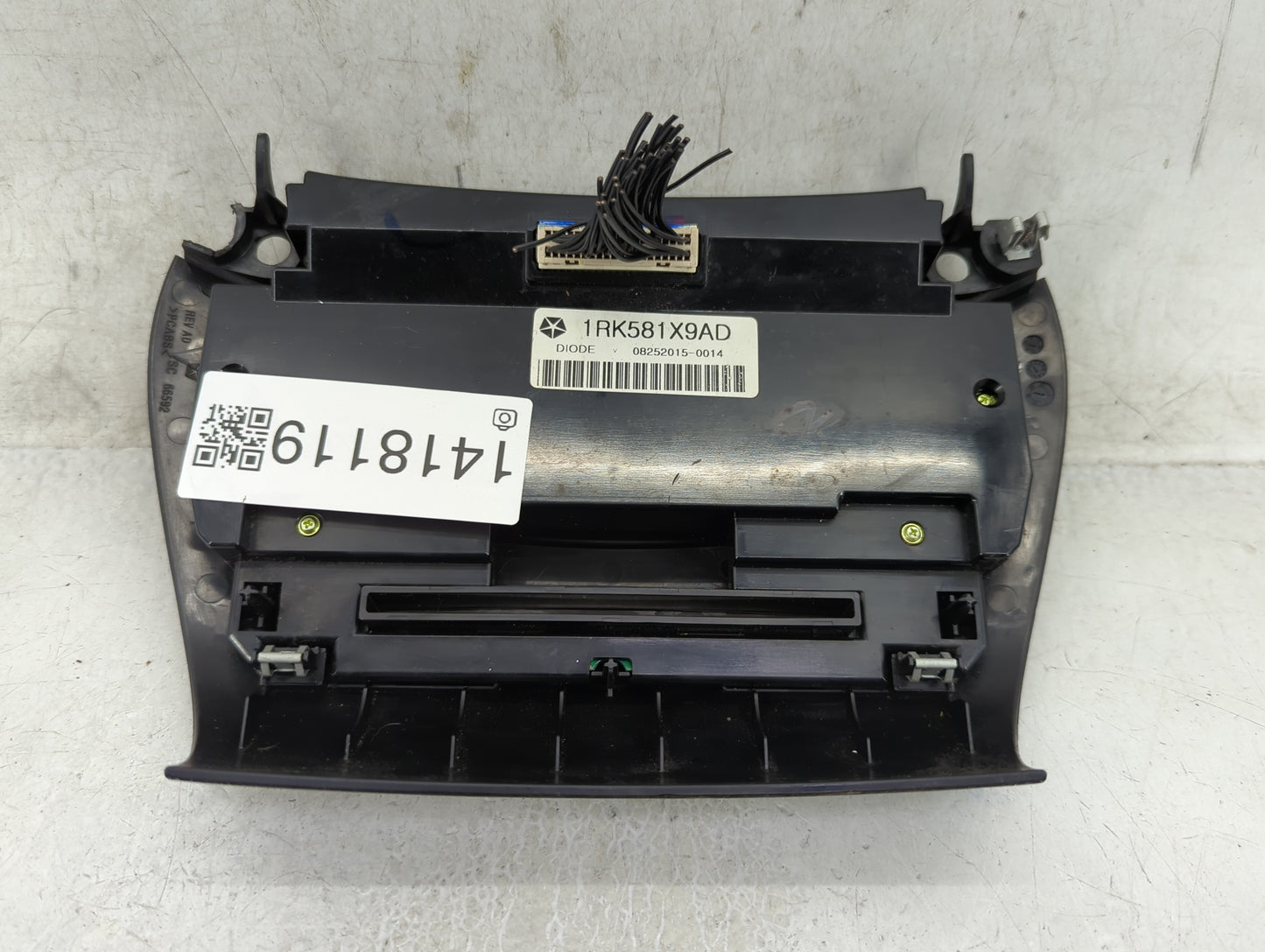 2011-2017 Dodge Journey Climate Control Module Temperature AC/Heater Replacement P/N:1RK581X9AD Fits OEM Used Auto Parts - O