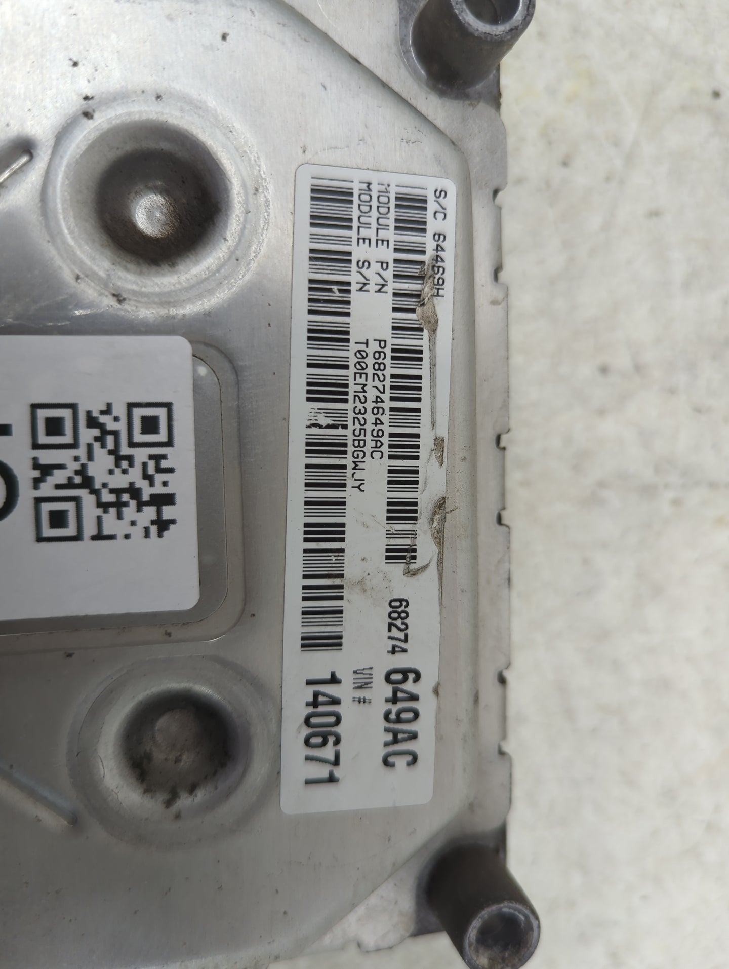2016-2019 Dodge Journey PCM Engine Control Computer ECU ECM PCU OEM P/N:P68274649AC P68259135AA Fits Fits 2016 2017 2018 201