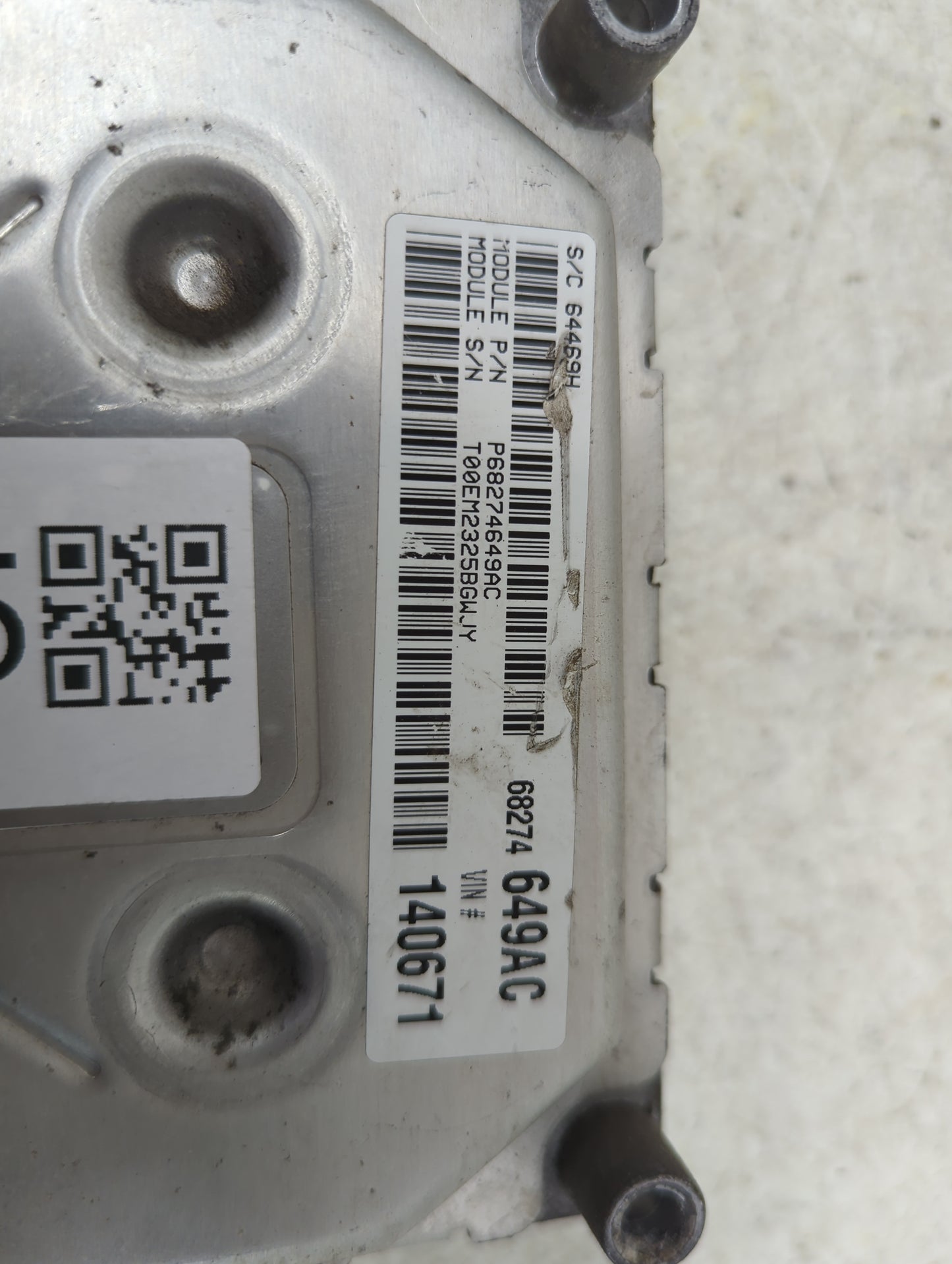 2016-2019 Dodge Journey PCM Engine Control Computer ECU ECM PCU OEM P/N:P68274649AC P68259135AA Fits Fits 2016 2017 2018 201