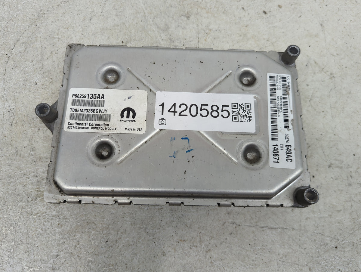 2016-2019 Dodge Journey PCM Engine Control Computer ECU ECM PCU OEM P/N:P68274649AC P68259135AA Fits 2016 2017 2018 2019 OEM