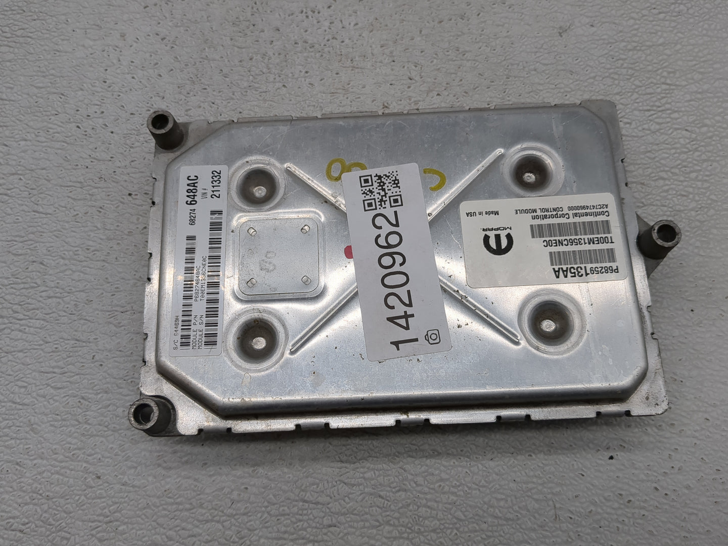 2016-2019 Dodge Journey PCM Engine Control Computer ECU ECM PCU OEM P/N:P68274648AC P68259135AA Fits Fits 2016 2017 2018 201