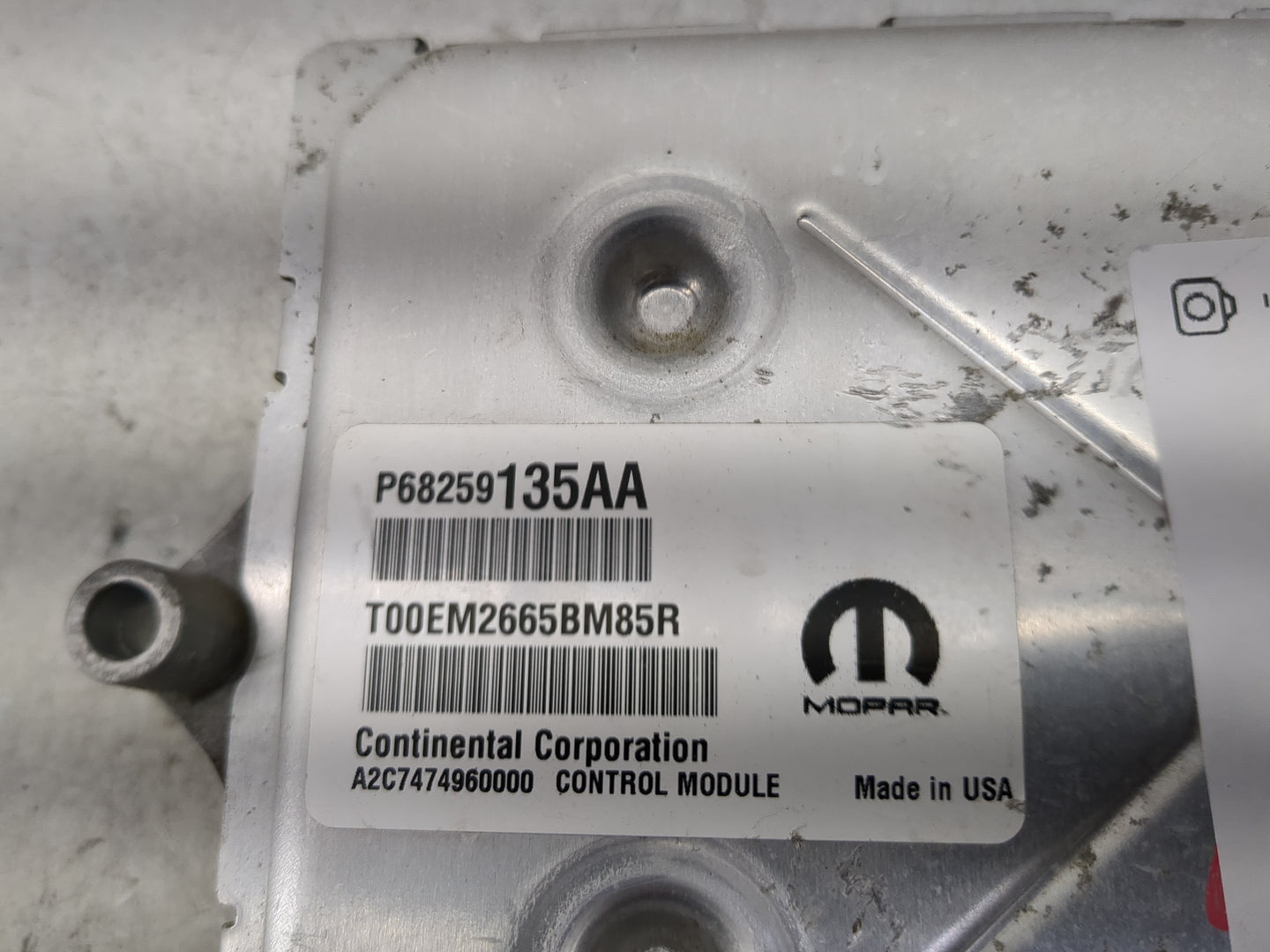 2016-2019 Dodge Journey PCM Engine Control Computer ECU ECM PCU OEM P/N:P68259135AA Fits Fits 2016 2017 2018 2019 OEM Used A