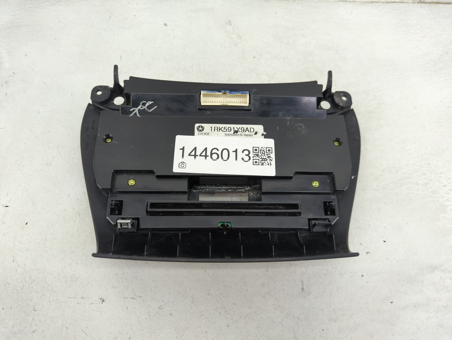 2016 Dodge Journey Climate Control Module Temperature AC/Heater Replacement P/N:1RK591X9AD Fits OEM Used Auto Parts - Oemuse