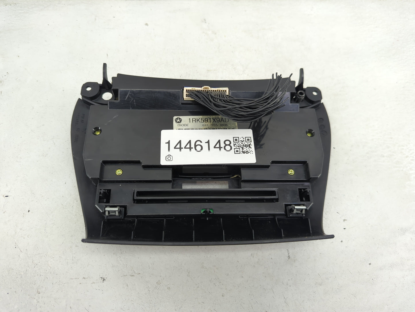 2016 Dodge Journey Climate Control Module Temperature AC/Heater Replacement P/N:1RK591X9AD Fits OEM Used Auto Parts - Oemuse
