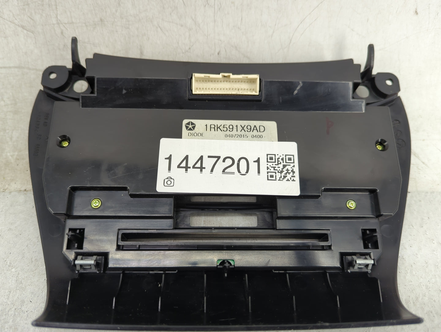 2016 Dodge Journey Climate Control Module Temperature AC/Heater Replacement P/N:1RK591X9AD Fits OEM Used Auto Parts - Oemuse