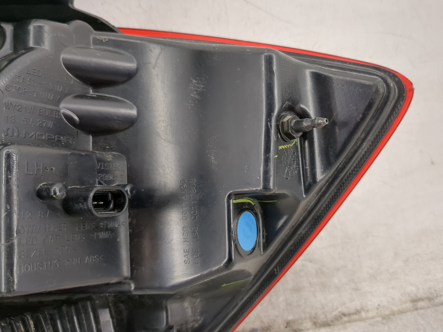 2016 Dodge Journey Tail Light Assembly Driver Left OEM Fits OEM Used Auto Parts - Oemusedautoparts1.com