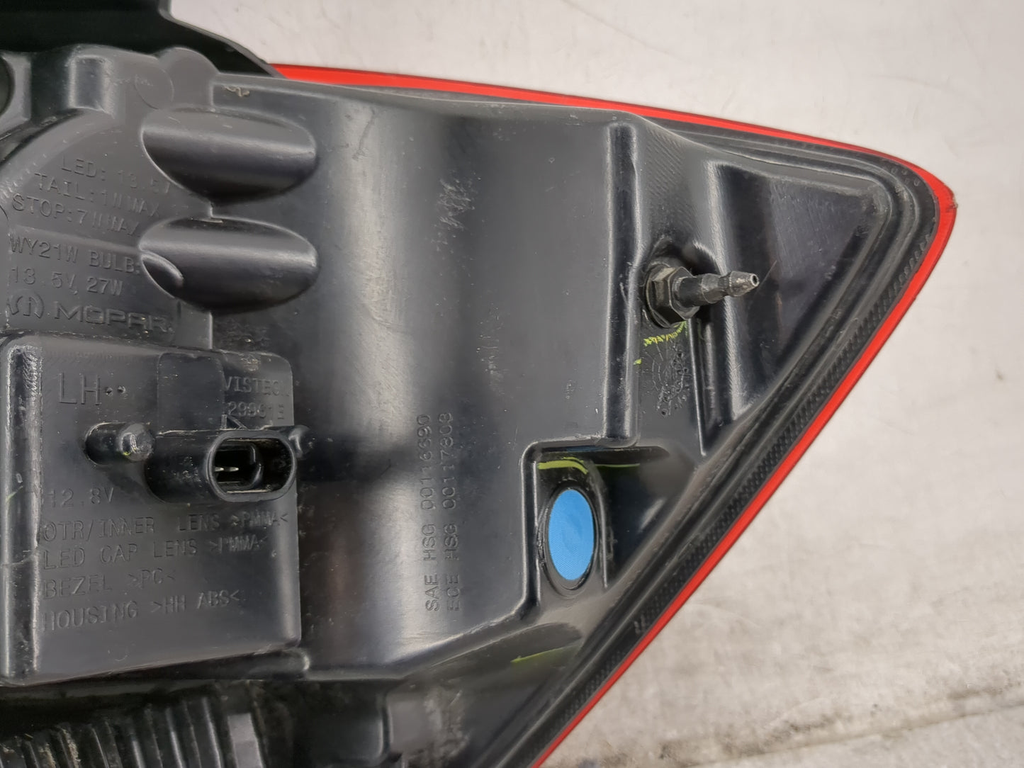2016 Dodge Journey Tail Light Assembly Driver Left OEM Fits OEM Used Auto Parts - Oemusedautoparts1.com