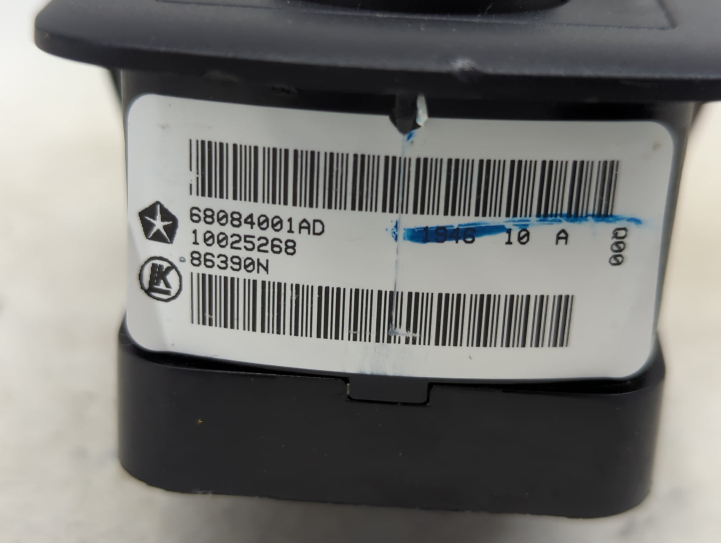 2016 Dodge Journey Master Power Window Switch Replacement Driver Side Left P/N:68084001AD 10025268, 86390N Fits OEM Used Aut