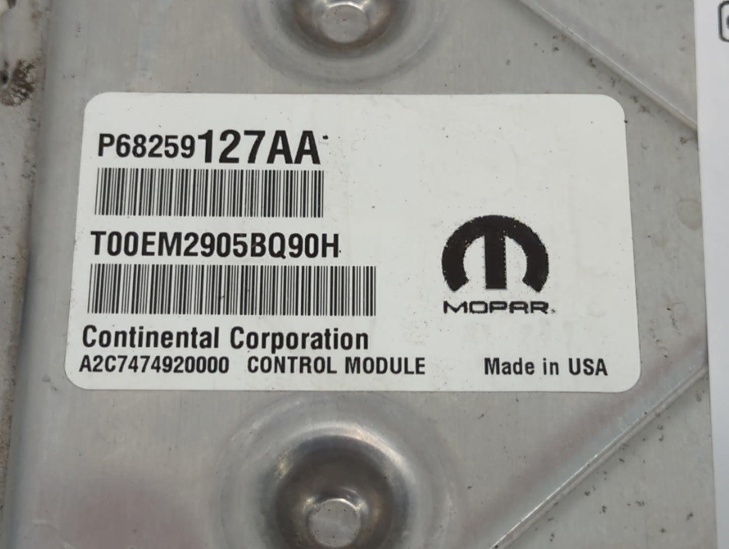 2016-2020 Dodge Journey PCM Engine Control Computer ECU ECM PCU OEM P/N:P68259127AA P68274635AC Fits Fits 2016 2017 2018 201