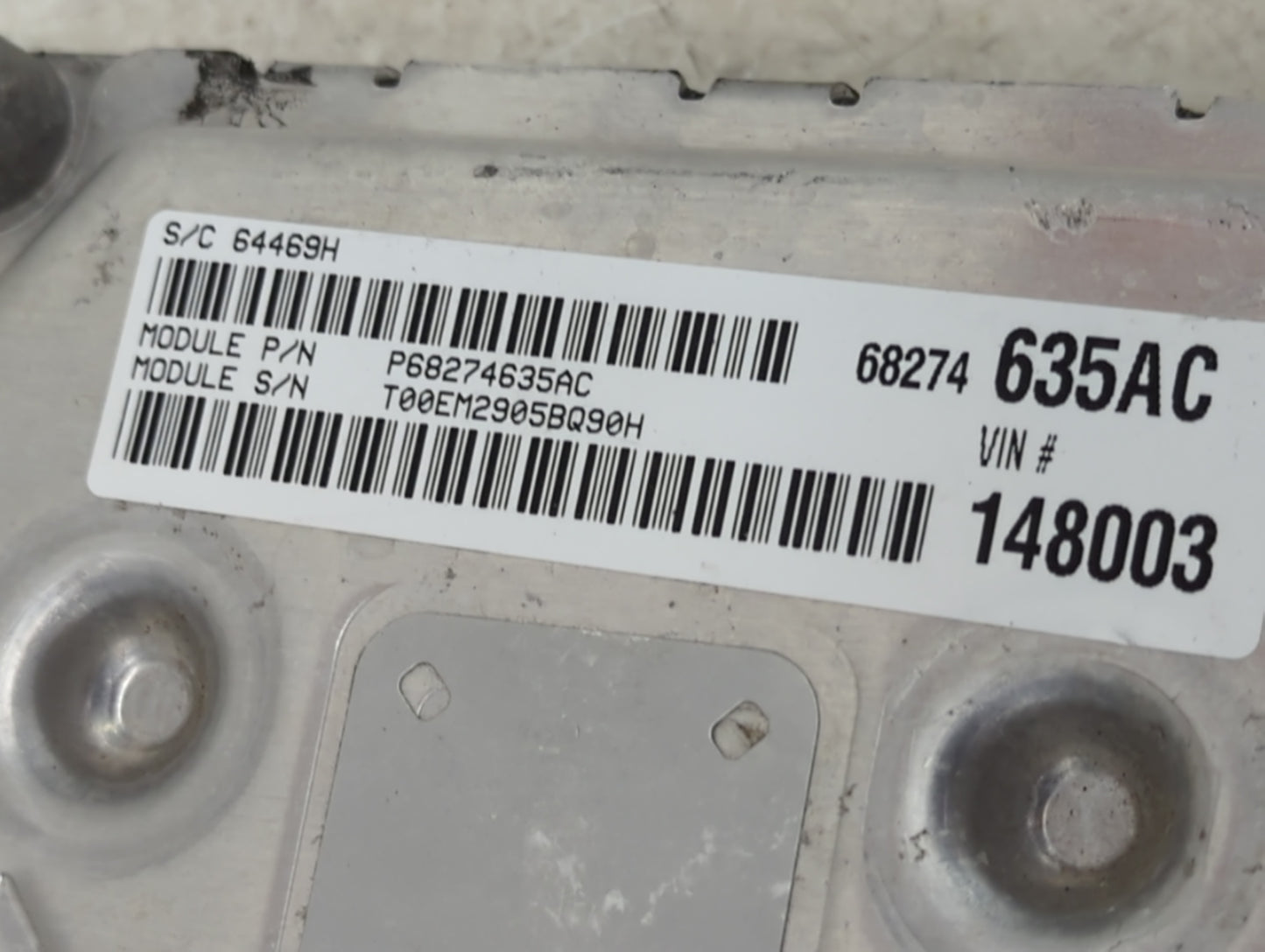 2016-2020 Dodge Journey PCM Engine Control Computer ECU ECM PCU OEM P/N:P68259127AA P68274635AC Fits Fits 2016 2017 2018 201