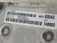 2016-2020 Dodge Journey PCM Engine Control Computer ECU ECM PCU OEM P/N:P68259127AA P68274635AC Fits Fits 2016 2017 2018 201