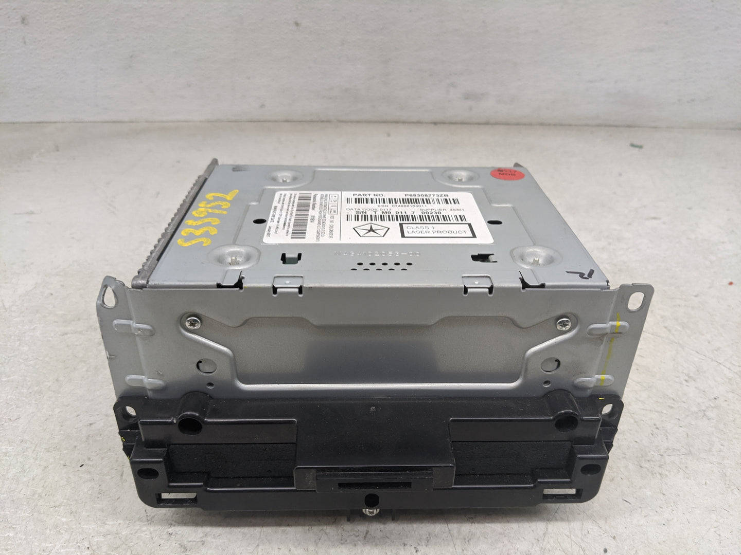 2016 Dodge Journey Radio AM FM Cd Player Receiver Replacement P/N:P68308773ZB CNSC46N0FXB Fits OEM Used Auto Parts - Oemused