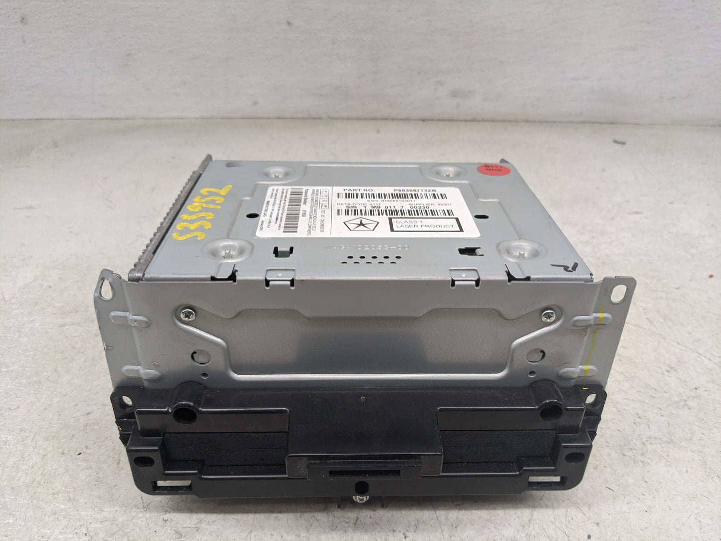 2016 Dodge Journey Radio AM FM Cd Player Receiver Replacement P/N:P68308773ZB CNSC46N0FXB Fits OEM Used Auto Parts - Oemused